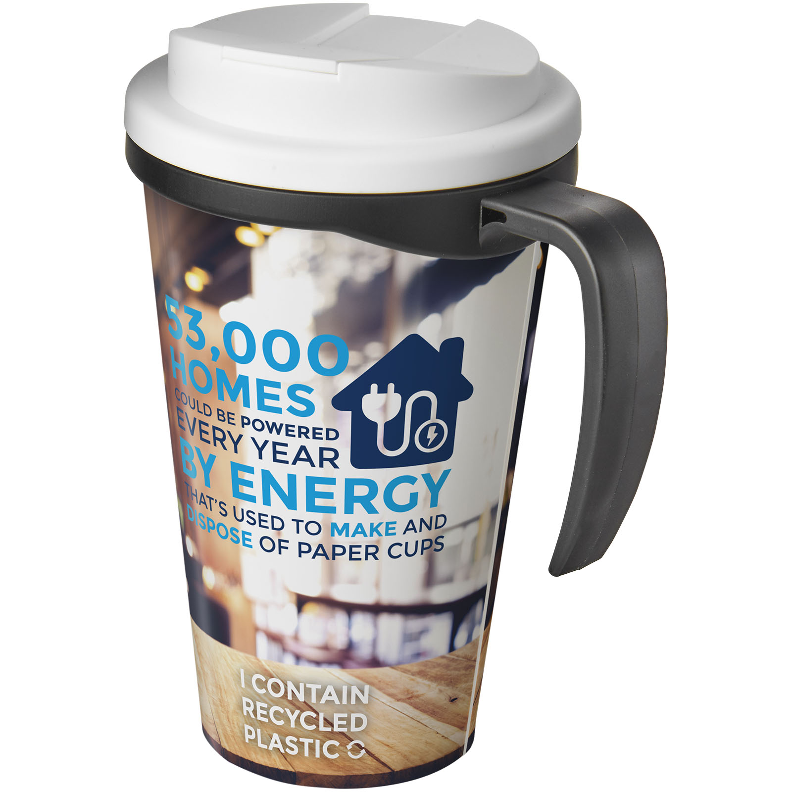Mug isolant Brite-Americano® Grande 350ml avec couvercle anti fuite Mug isolant Brite-Americano® Grande 350ml avec couvercle anti fuite – vue 3