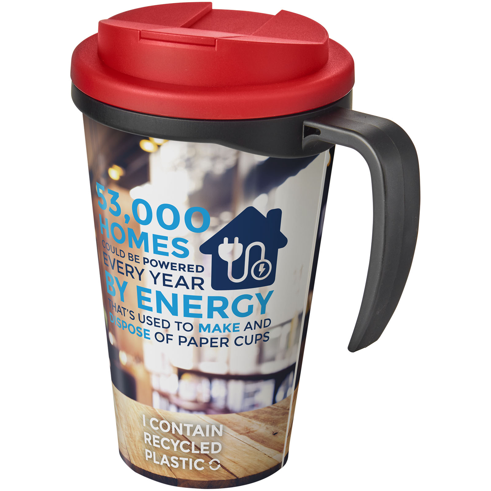 Mug isolant Brite-Americano® Grande 350ml avec couvercle anti fuite Mug isolant Brite-Americano® Grande 350ml avec couvercle anti fuite – vue 4