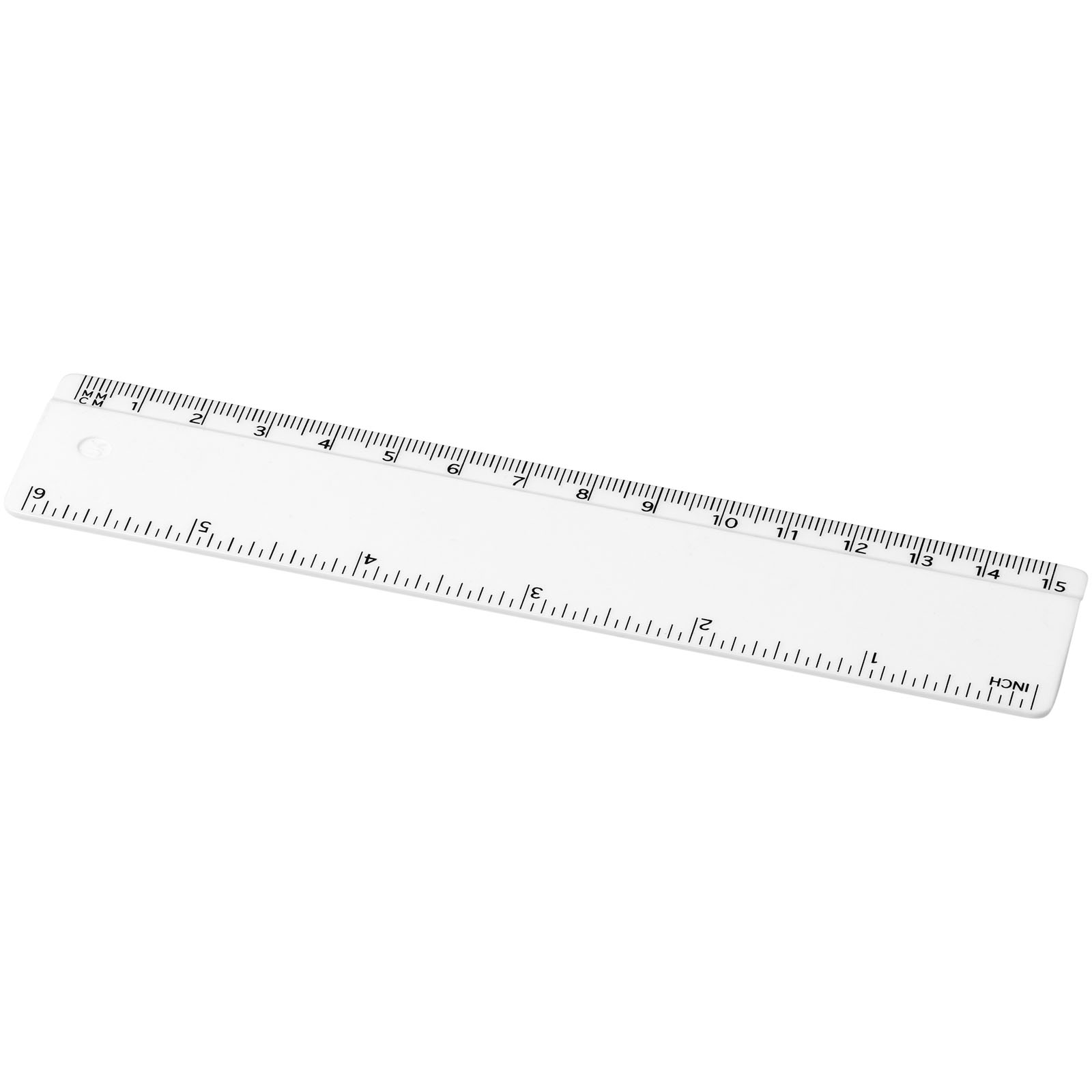 Règle Refari de 15 cm en plastique recyclé Règle Refari de 15 cm en plastique recyclé