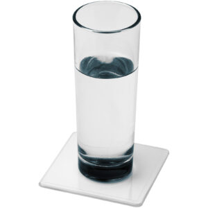 Sous-verre carré Renzo en plastique – vue 2