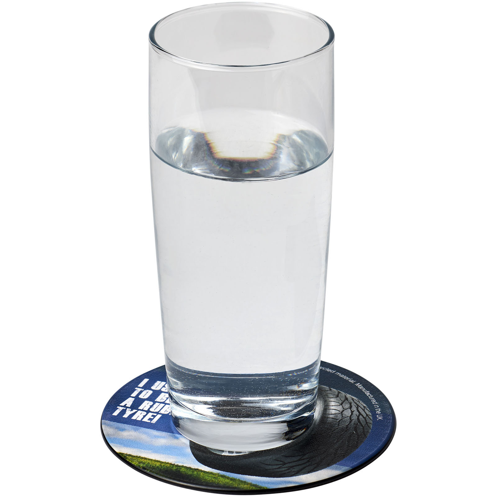 Sous-verre rond Brite-Mat® en pneu Sous-verre rond Brite-Mat® en pneu