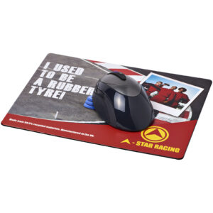 Tapis de souris Brite-Mat® avec matériau pneu – vue 2