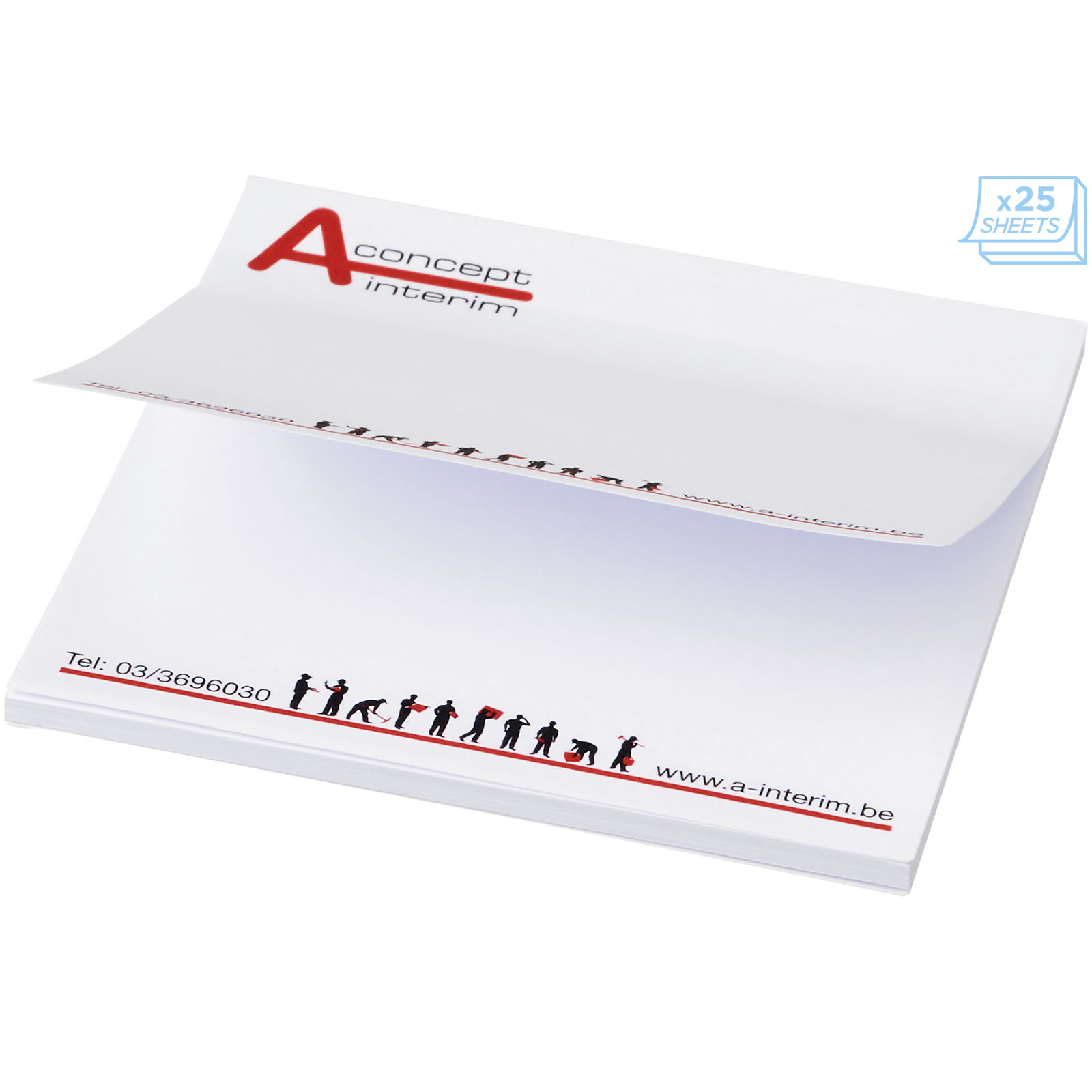 Mémo-autocollants Sticky-Mate® 75x75mm Mémo-autocollants Sticky-Mate® 75x75mm – vue 2