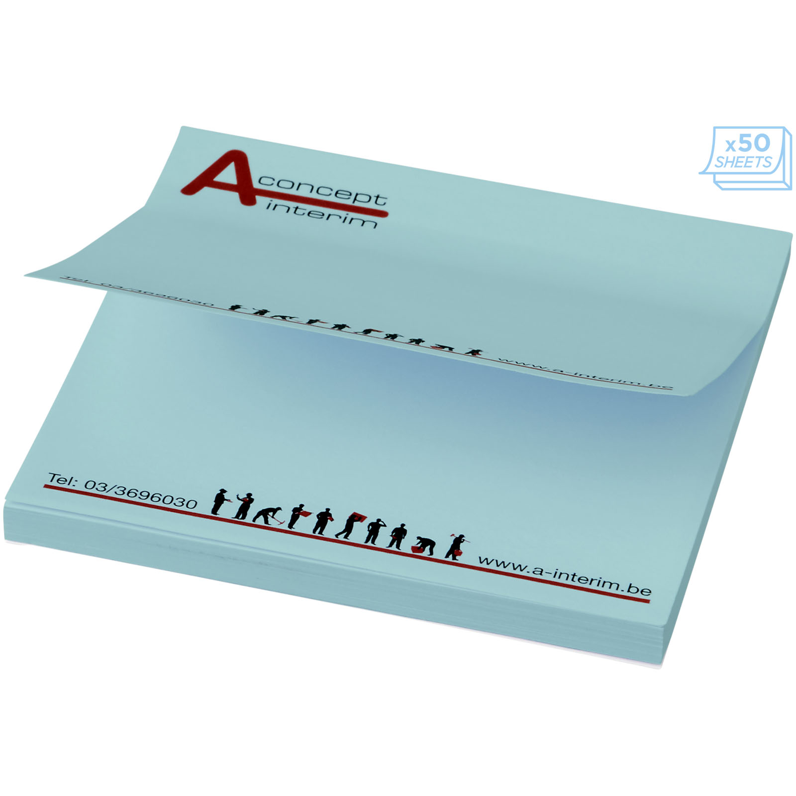 Mémo-autocollants Sticky-Mate® 75x75mm Mémo-autocollants Sticky-Mate® 75x75mm – vue 3