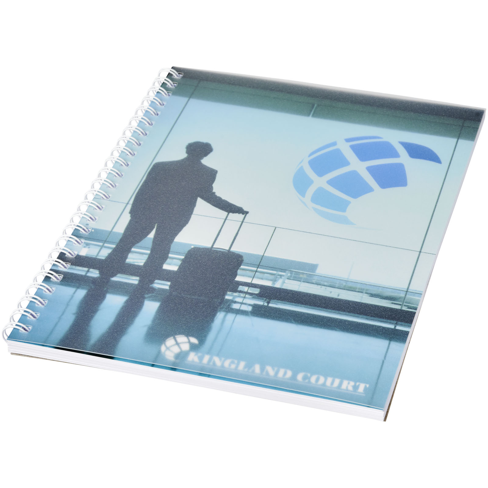 Cahier Desk-Mate® A5 à spirales avec couverture polypropylène Cahier Desk-Mate® A5 à spirales avec couverture polypropylène