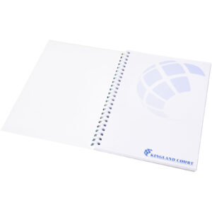 Cahier Desk-Mate® A5 à spirales avec couverture polypropylène – vue 2