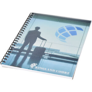 Cahier Desk-Mate® A5 à spirales avec couverture polypropylène – vue 3