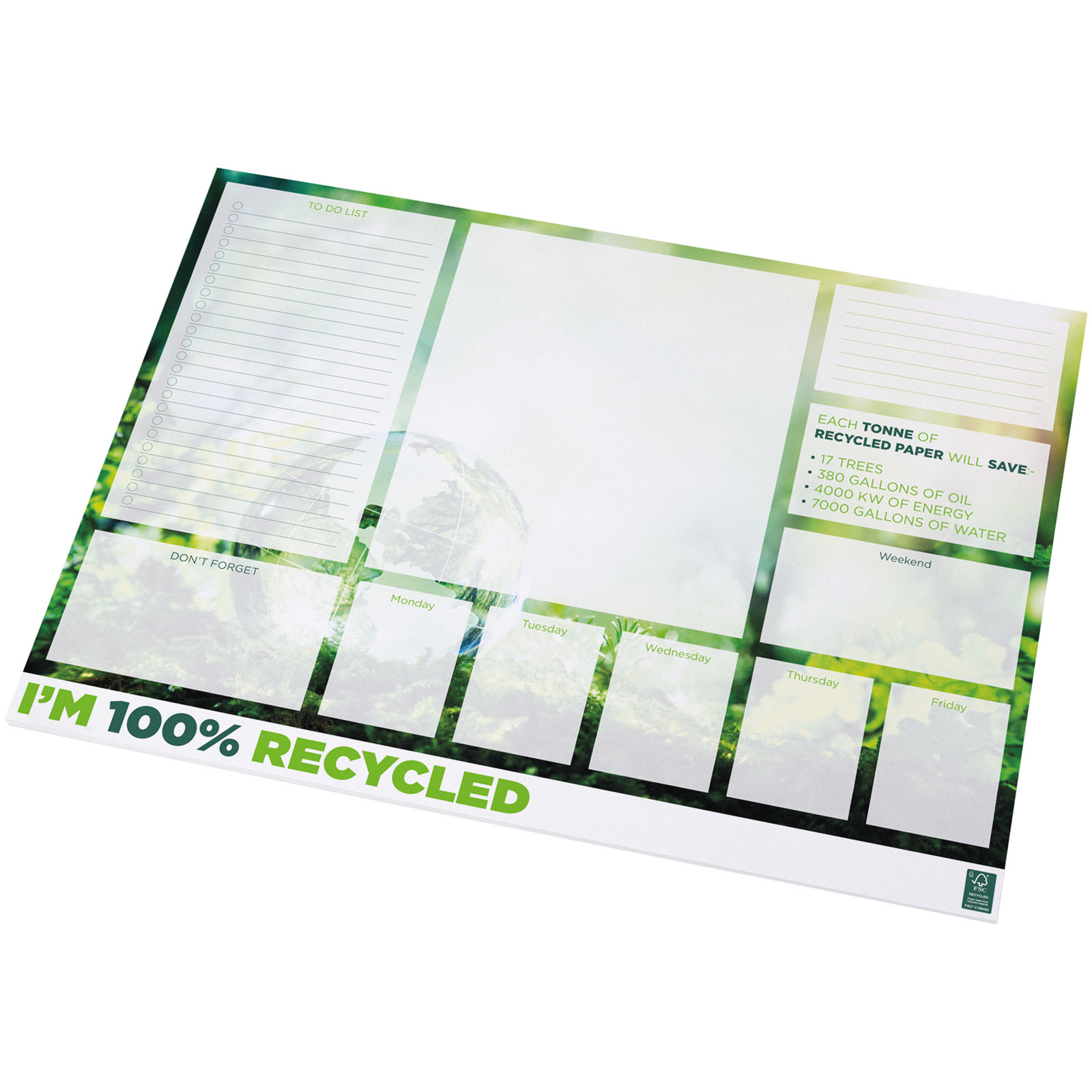 Bloc-notes A2 recyclé Desk-Mate® Bloc-notes A2 recyclé Desk-Mate®