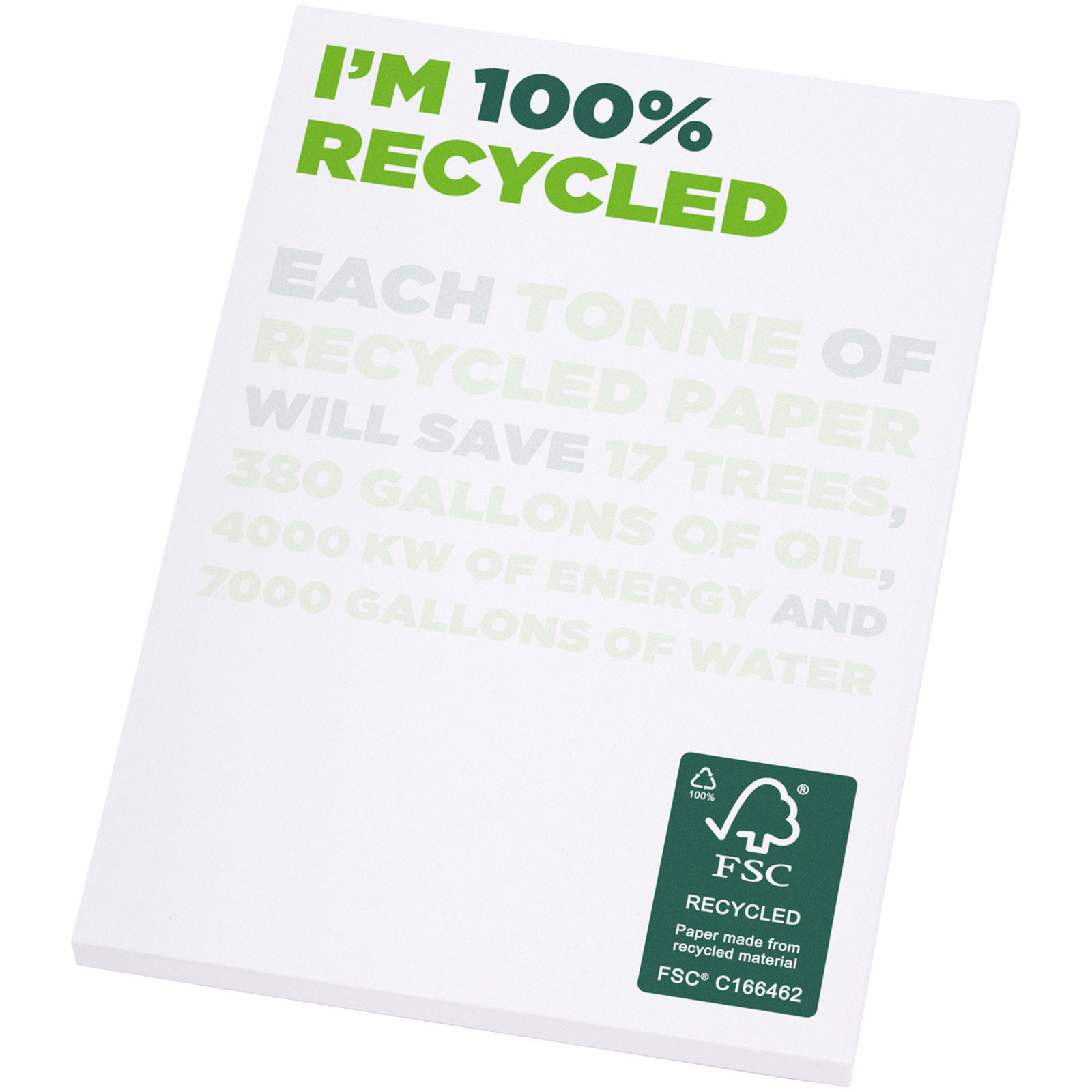Bloc-notes A7 recyclé Desk-Mate® Bloc-notes A7 recyclé Desk-Mate®