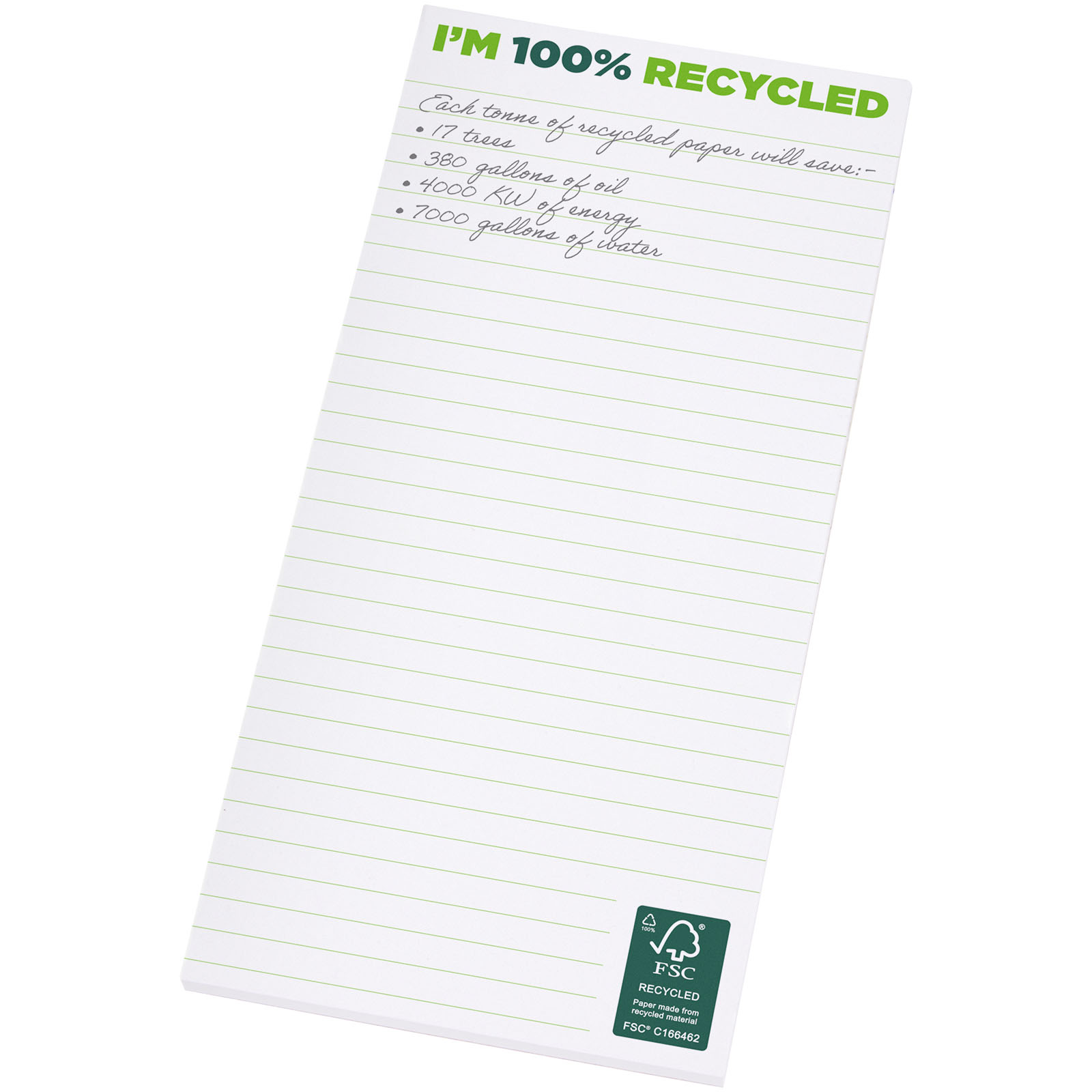 Bloc-notes 1/3 A4 recyclé Desk-Mate® Bloc-notes 1/3 A4 recyclé Desk-Mate®