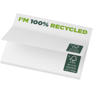 Mémos autocollants recyclés 100 x 75 mm Sticky-Mate®