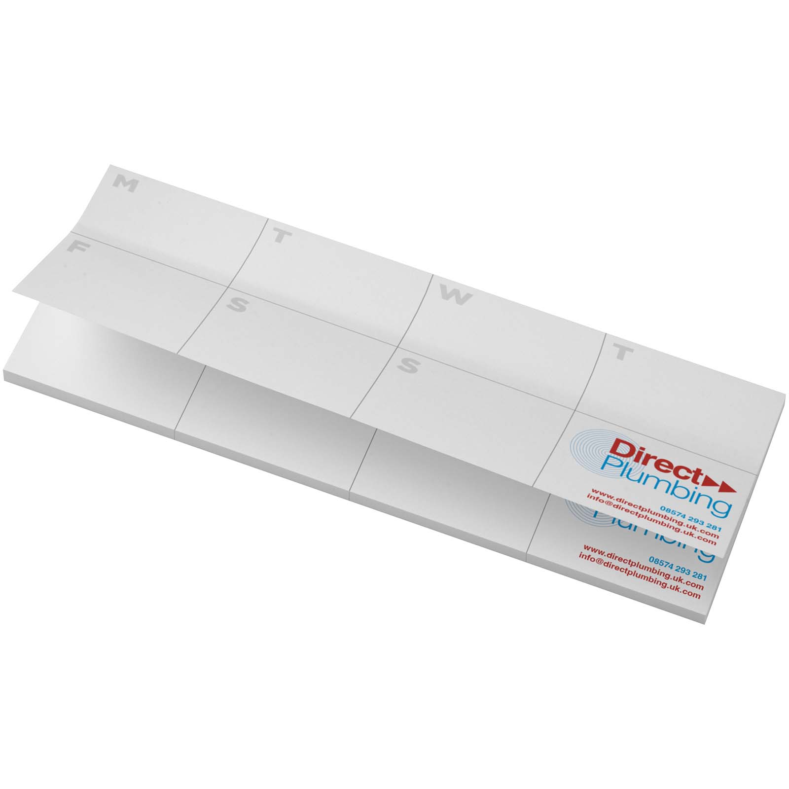 Notes autocollantes recyclées Sticky-Mate® avec agenda imprimé Notes autocollantes recyclées Sticky-Mate® avec agenda imprimé