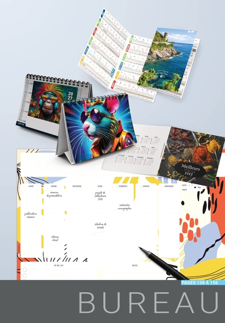 Couverture du catalogue Calendriers de bureau 2027