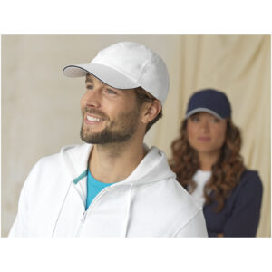 Casquette sandwich 6 panneaux de 110 g/m² Morion GRS recyclée ajustable – vue 2