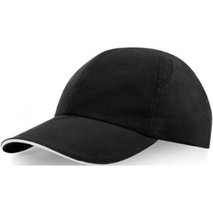 Casquette sandwich 6 panneaux de 110 g/m² Morion GRS recyclée ajustable – vue 4
