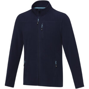 Veste Amber pour homme en polaire recyclée GRS entièrement zippée – vue 3
