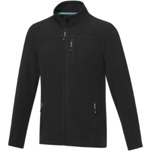 Veste Amber pour homme en polaire recyclée GRS entièrement zippée – vue 4