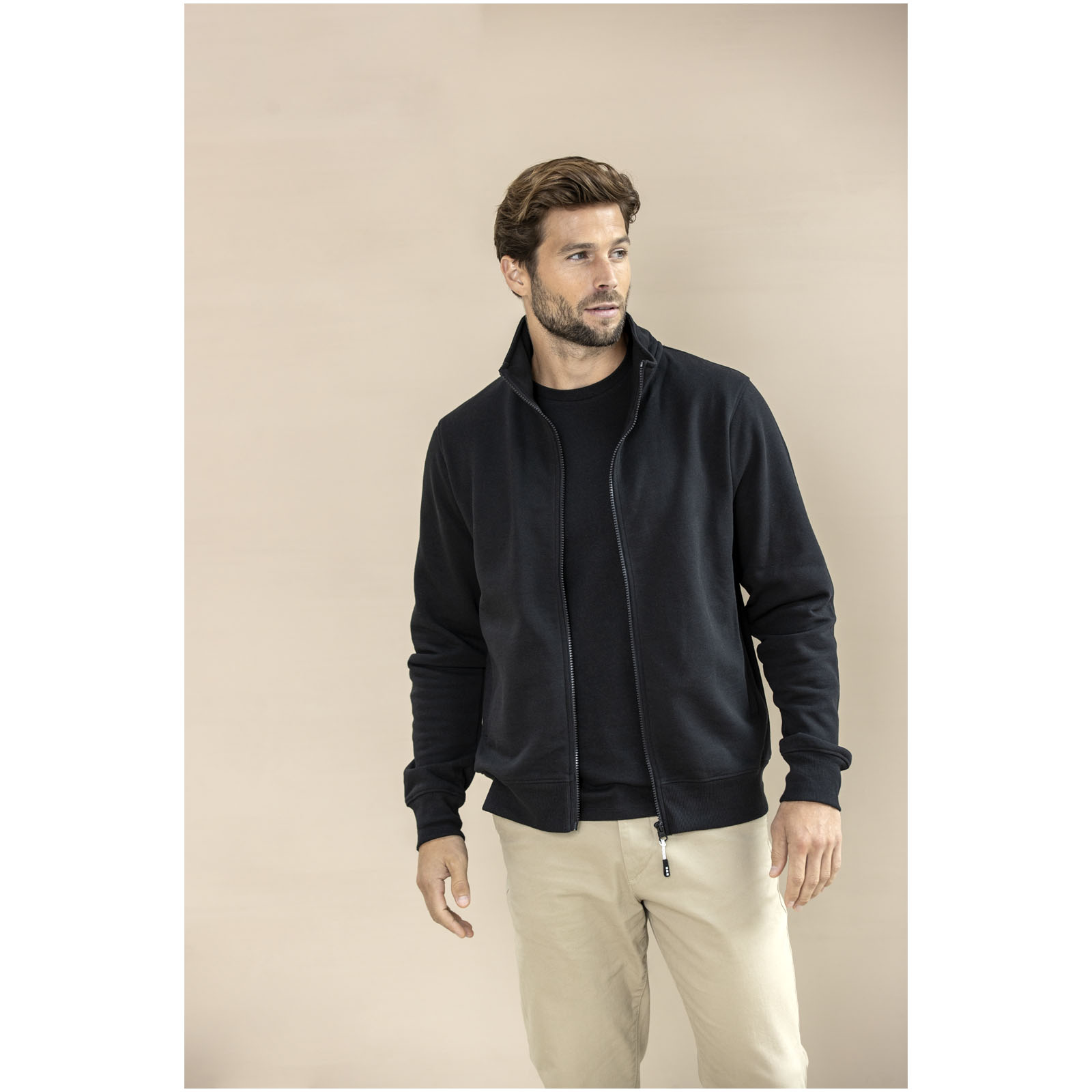 Pull de 320 g/m² Galena Aware™ unisexe recyclé à fermeture éclair intégrale Pull de 320 g/m² Galena Aware™ unisexe recyclé à fermeture éclair intégrale – vue 2