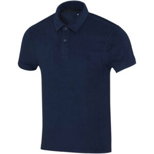 Polo Akoya unisexe en tissu éponge de 230 g/m² recyclé – vue 3