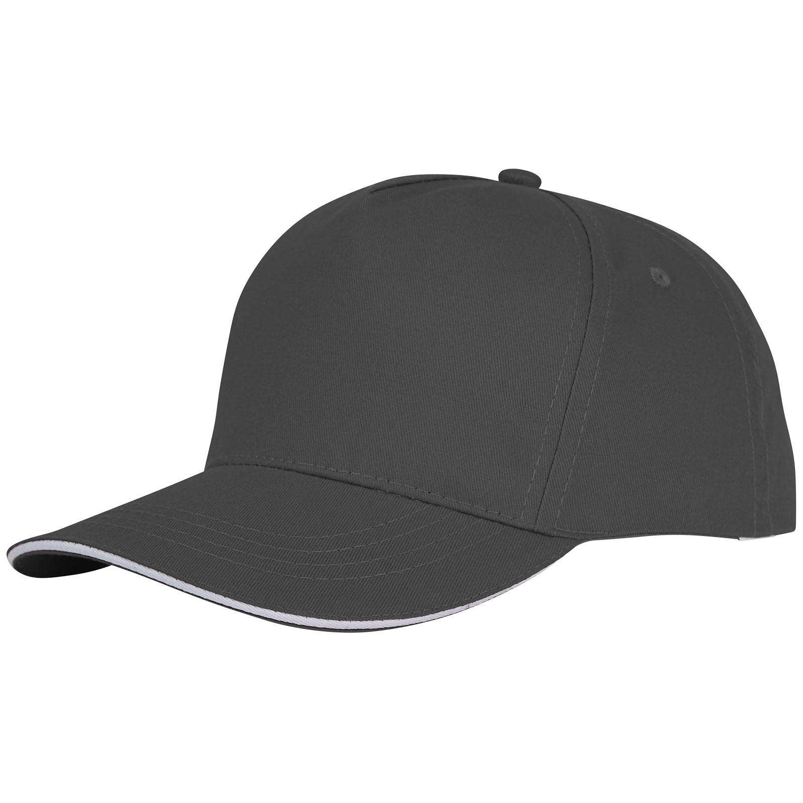 Casquette sandwich de 175 g/m² Ceto 5 panneaux Casquette sandwich de 175 g/m² Ceto 5 panneaux – vue 3