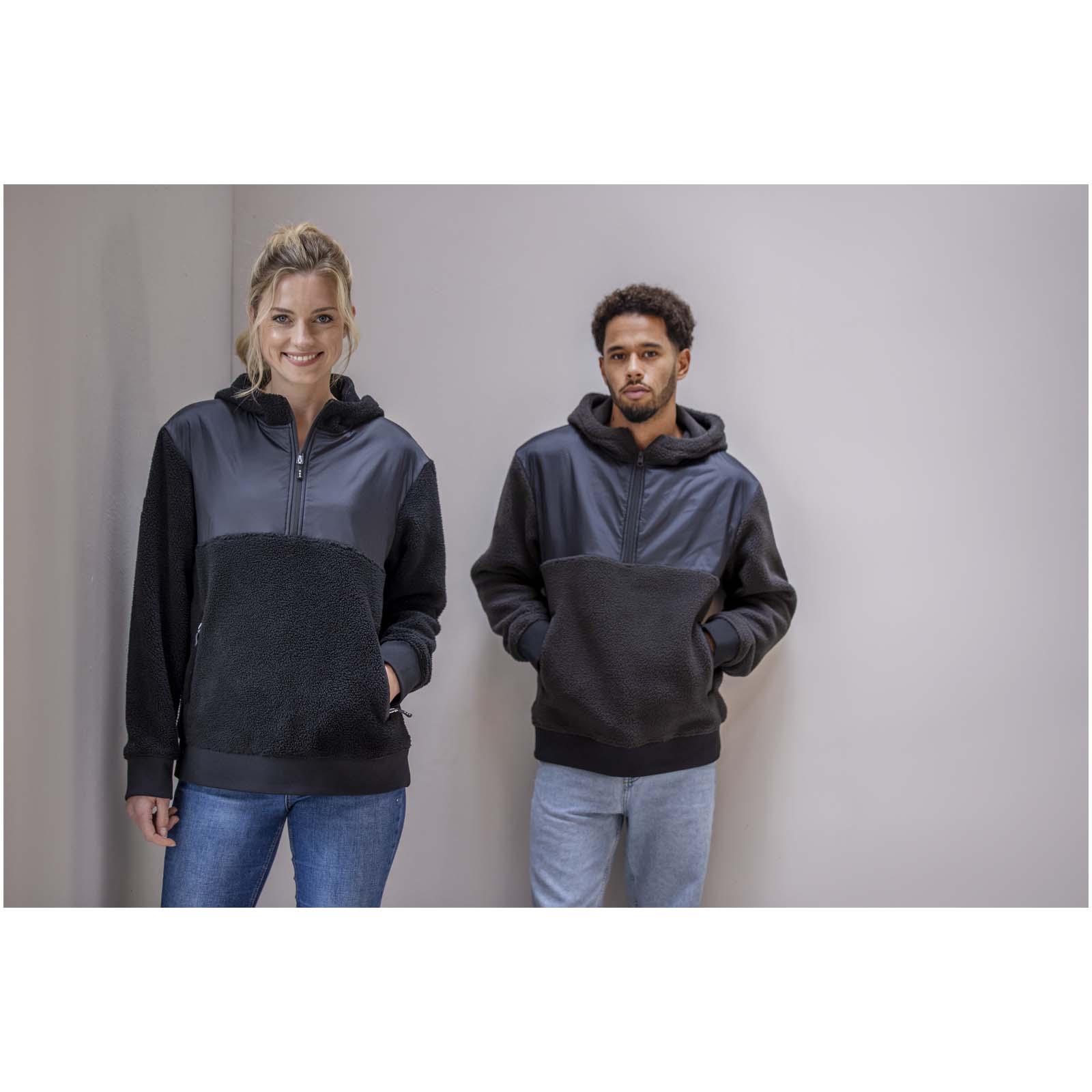 Polaire sherpa recyclée unisexe de 370 g/m² Evans Polaire sherpa recyclée unisexe de 370 g/m² Evans – vue 2