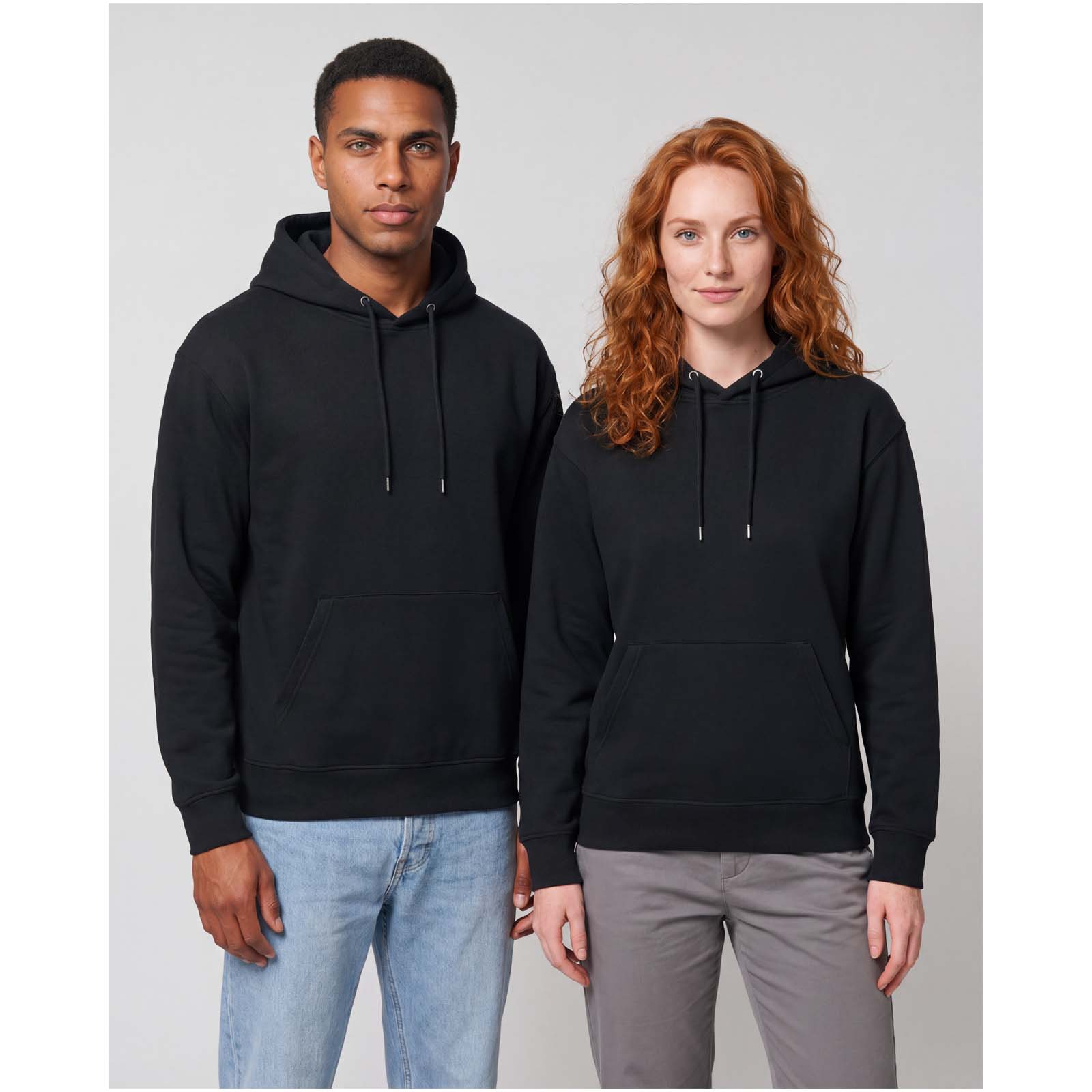 Sweat à capuche oversize unisexe en coton bio certifié OCS Boris de 280 g/m2 Sweat à capuche oversize unisexe en coton bio certifié OCS Boris de 280 g/m2 – vue 4