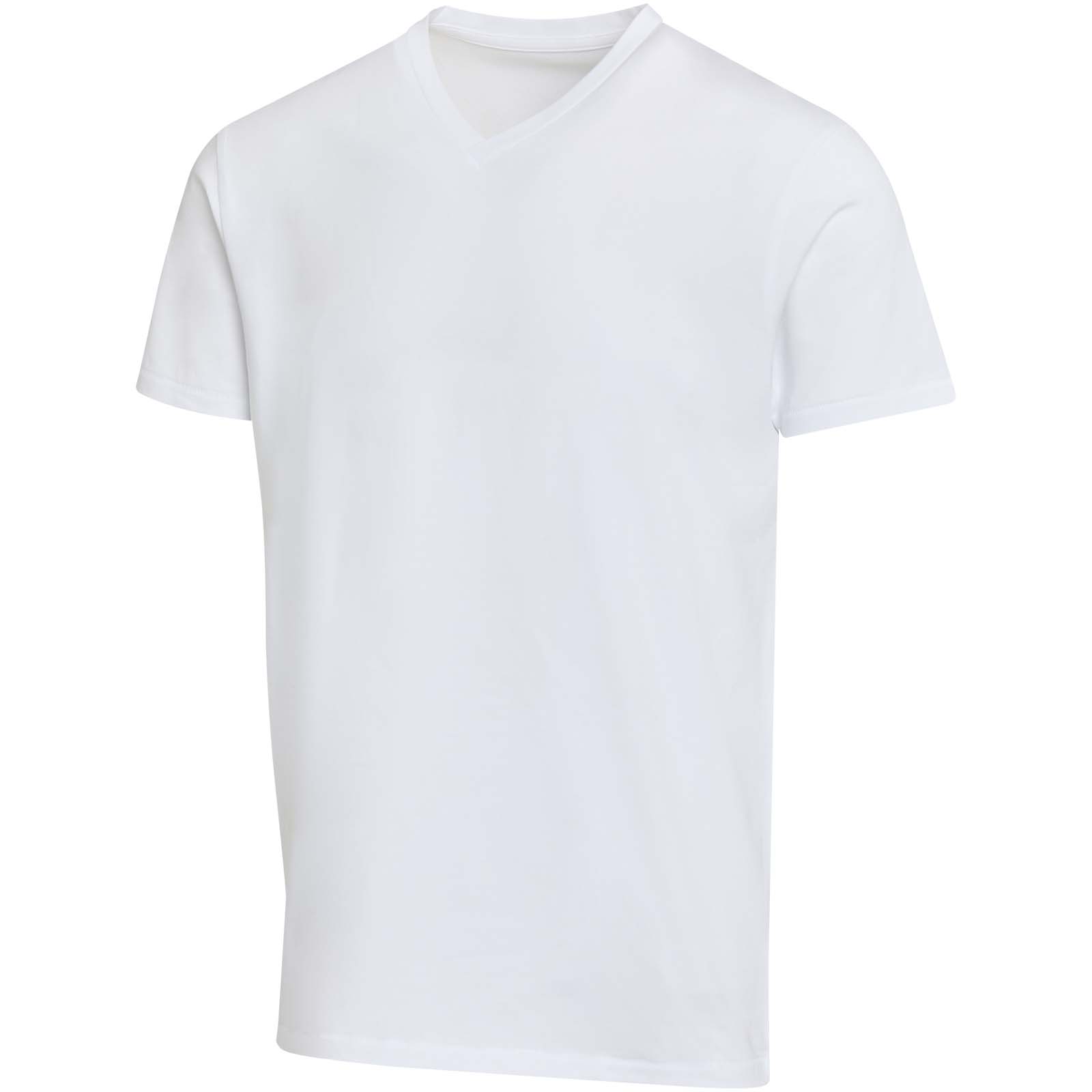 T-shirt unisexe en coton bio certifié OCS Balfour à manches courtes et col en V de 200 g/m² T-shirt unisexe en coton bio certifié OCS Balfour à manches courtes et col en V de 200 g/m²