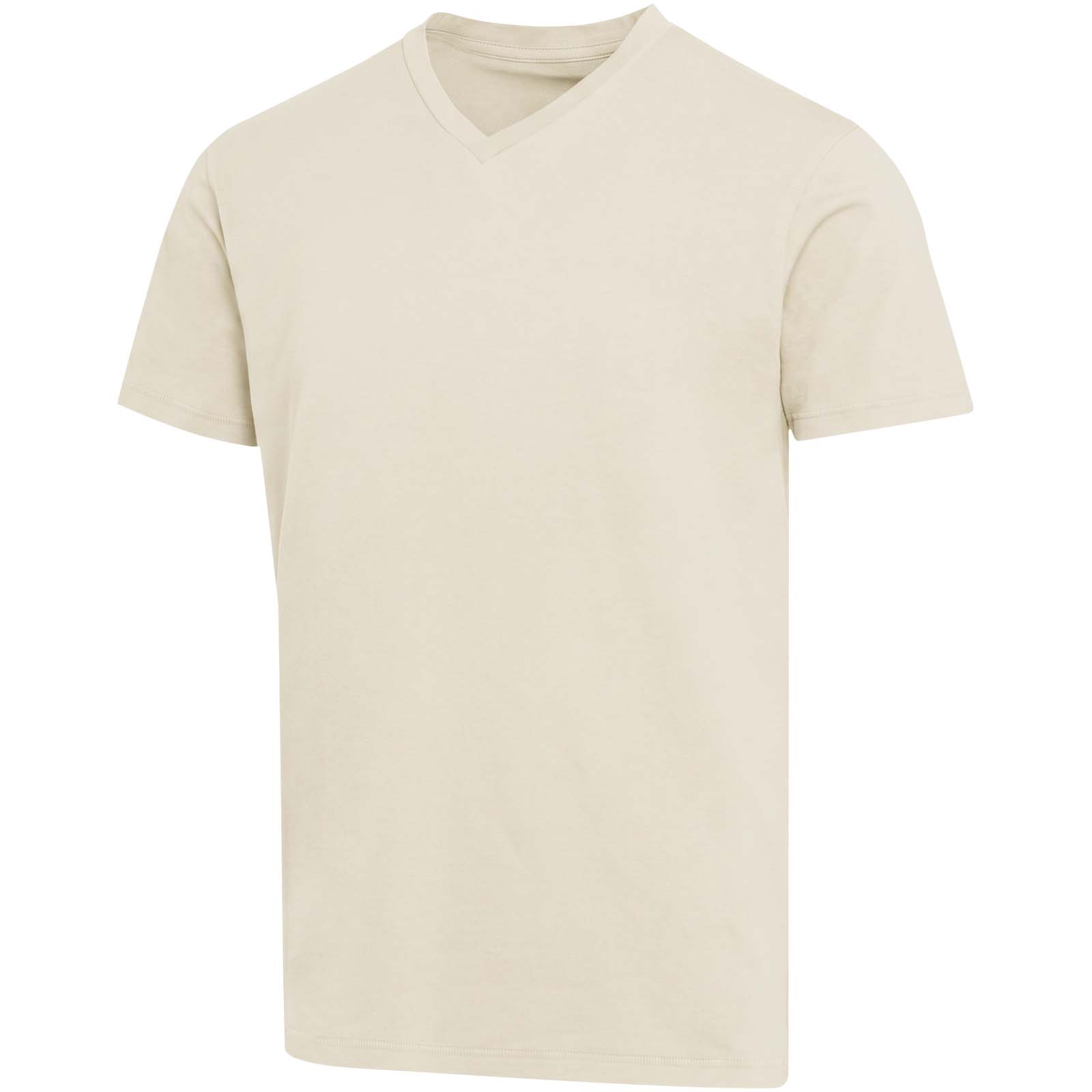 T-shirt unisexe en coton bio certifié OCS Balfour à manches courtes et col en V de 200 g/m² T-shirt unisexe en coton bio certifié OCS Balfour à manches courtes et col en V de 200 g/m² – vue 3