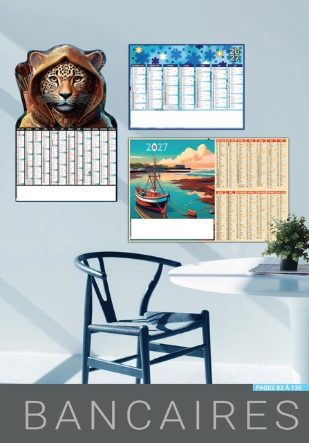 Couverture du catalogue Calendriers bancaires 2027