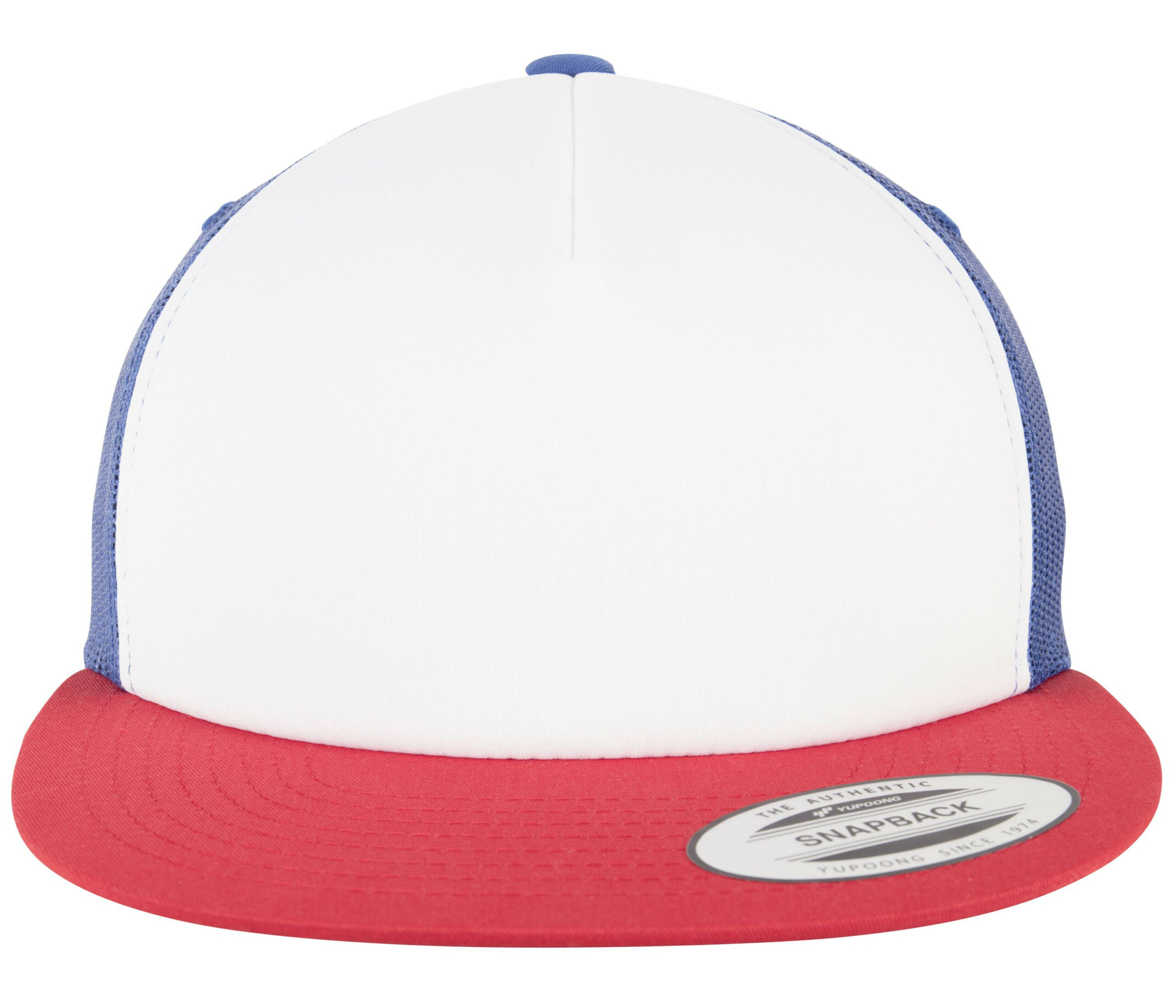Casquette américaine visière plate Flexfit Foam Trucker With White Front Casquette américaine visière plate Flexfit Foam Trucker With White Front – vue 2