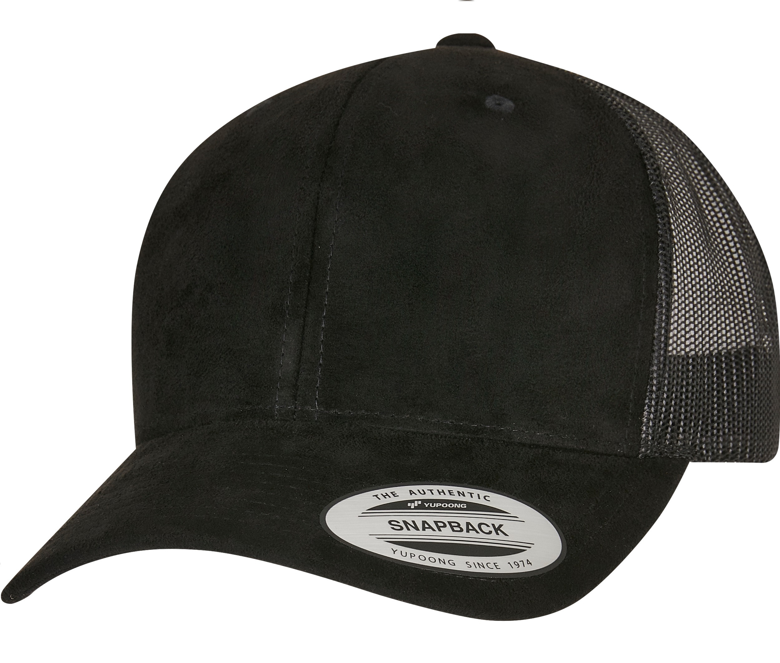Casquette style trucker effet velours Flexfit Suede Leather Cap Casquette style trucker effet velours Flexfit Suede Leather Cap – vue 2