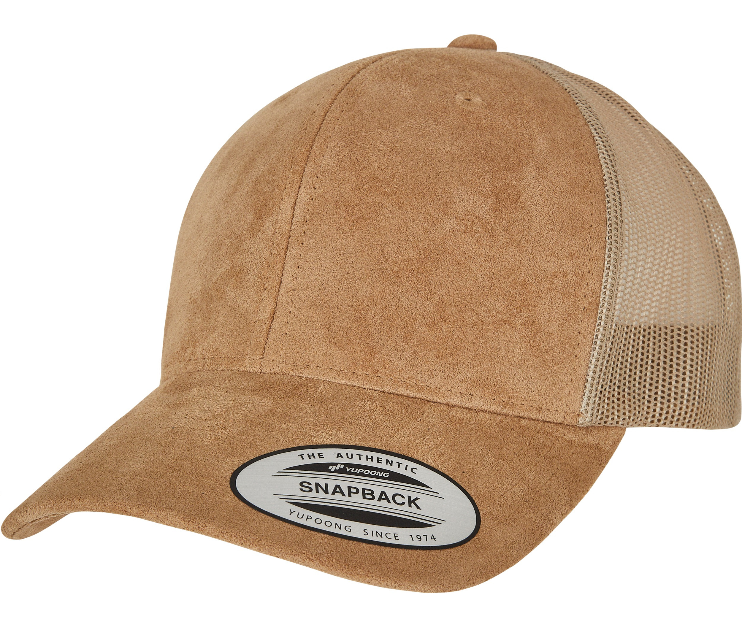 Casquette style trucker effet velours Flexfit Suede Leather Cap Casquette style trucker effet velours Flexfit Suede Leather Cap – vue 3