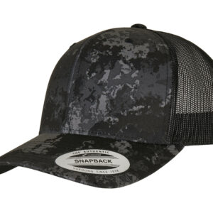 Casquette trucker motif cendré Flexfit Yp Classics® Veil Camo™ Retro – vue 2