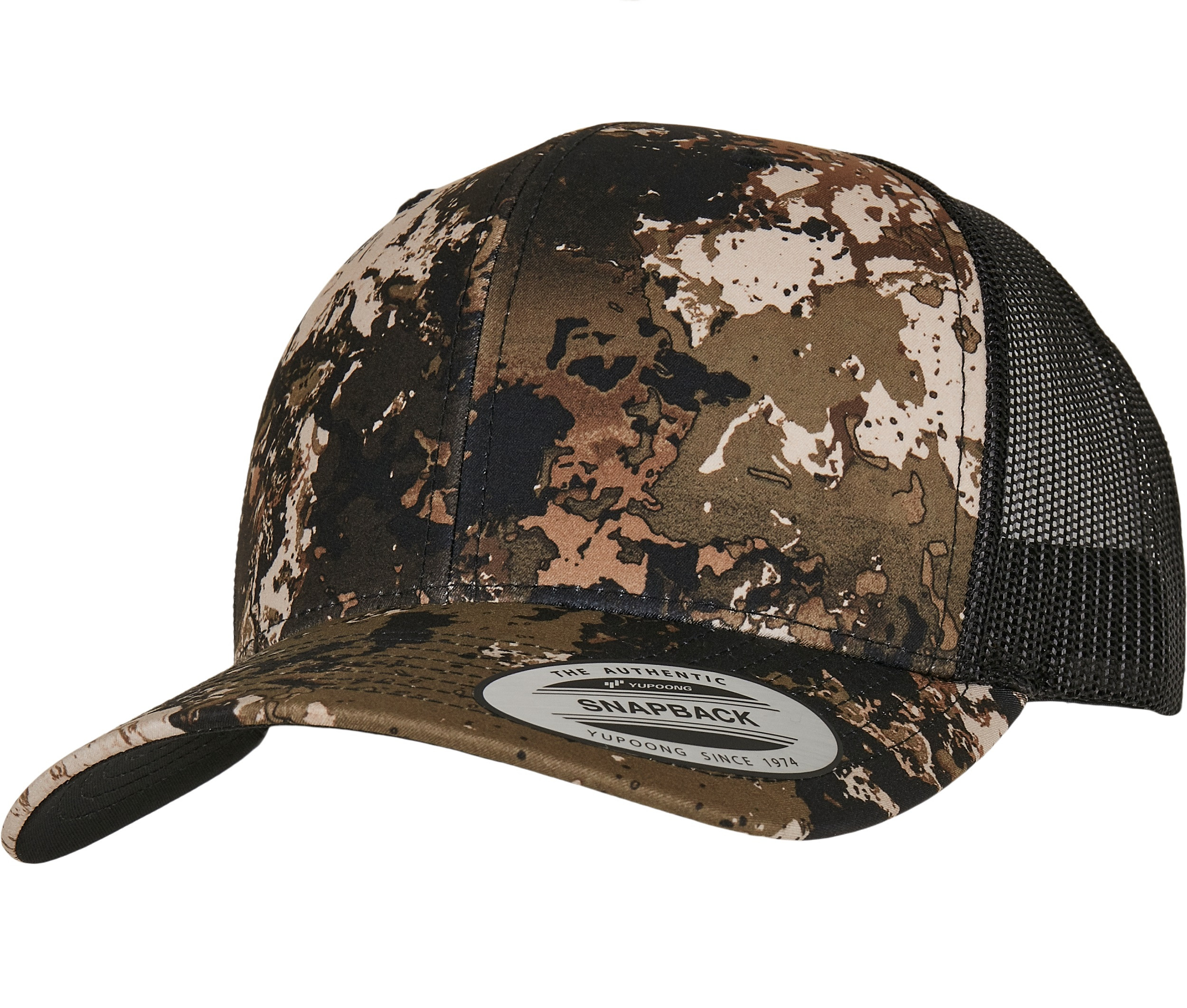 Casquette trucker motif cendré Flexfit Yp Classics® Veil Camo™ Retro Casquette trucker motif cendré Flexfit Yp Classics® Veil Camo™ Retro – vue 3
