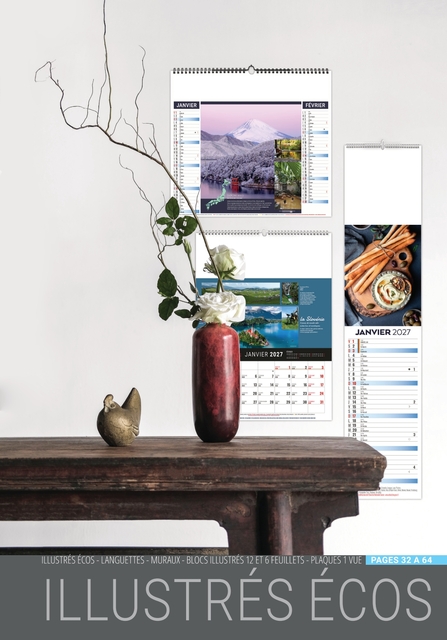 Couverture du catalogue Calendriers gamme Éco 2027