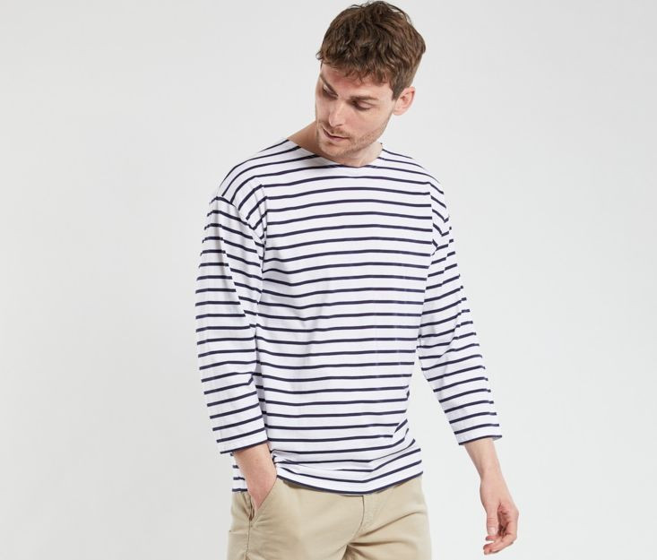 Tee-shirt Marinière légère Armor Lux « beg Meil » Tee-shirt Marinière légère Armor Lux « beg Meil »