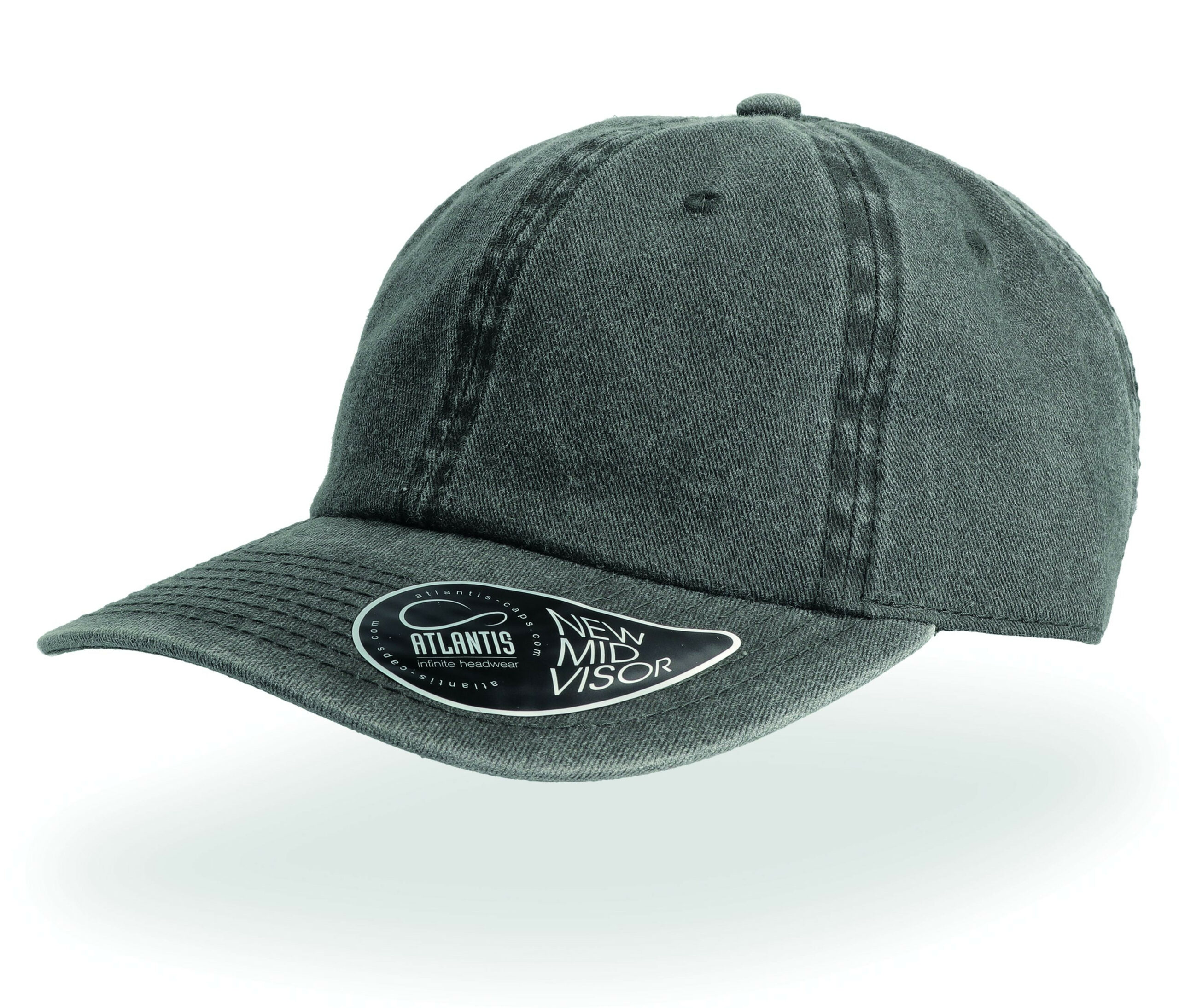 Casquette 6 pans mid visor délavée Atlantis Headwear Digg Casquette 6 pans mid visor délavée Atlantis Headwear Digg – vue 2