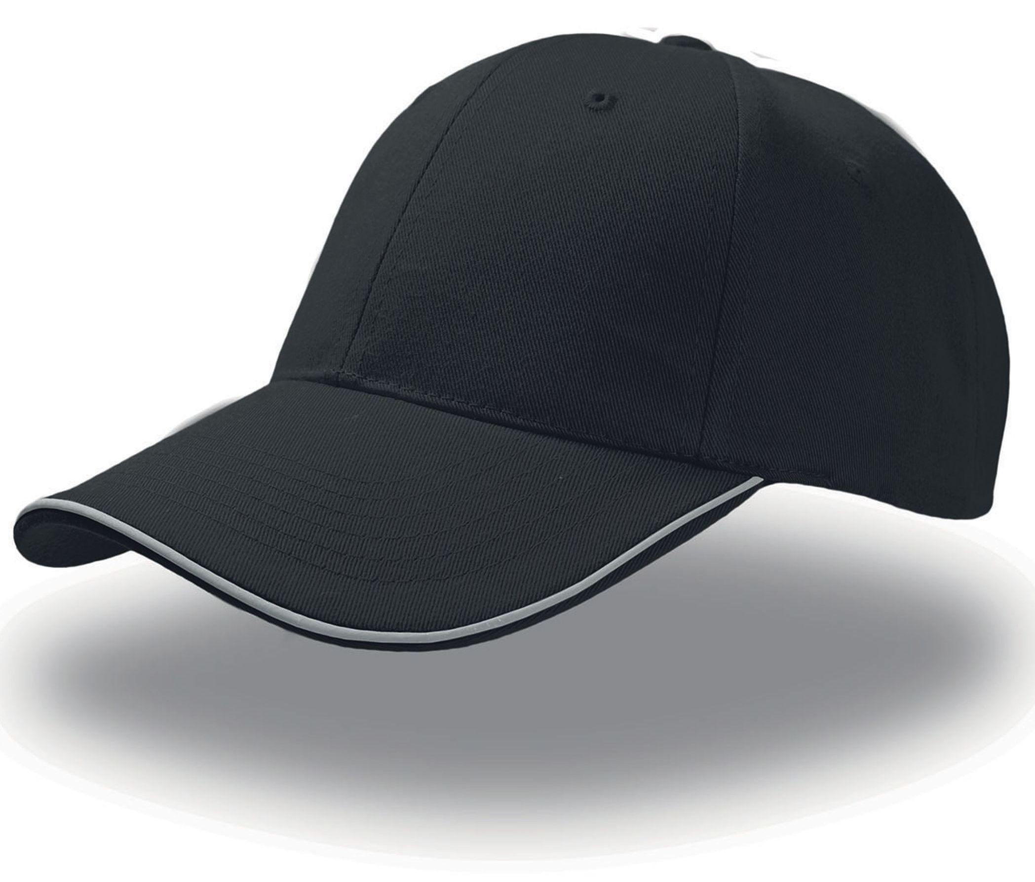 Casquette 6 pans piping réfléchissant Atlantis Headwear Reflect Casquette 6 pans piping réfléchissant Atlantis Headwear Reflect – vue 2