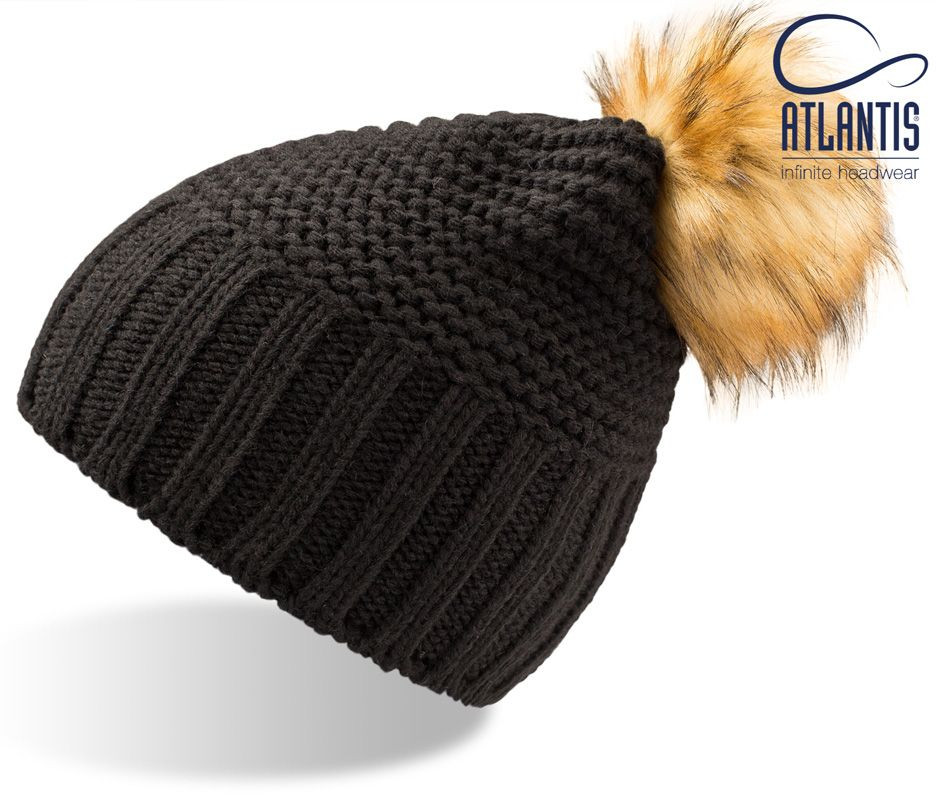 Bonnet pompon Monte Bianco Atlantis Headwear Bonnet pompon Monte Bianco Atlantis Headwear – vue 3