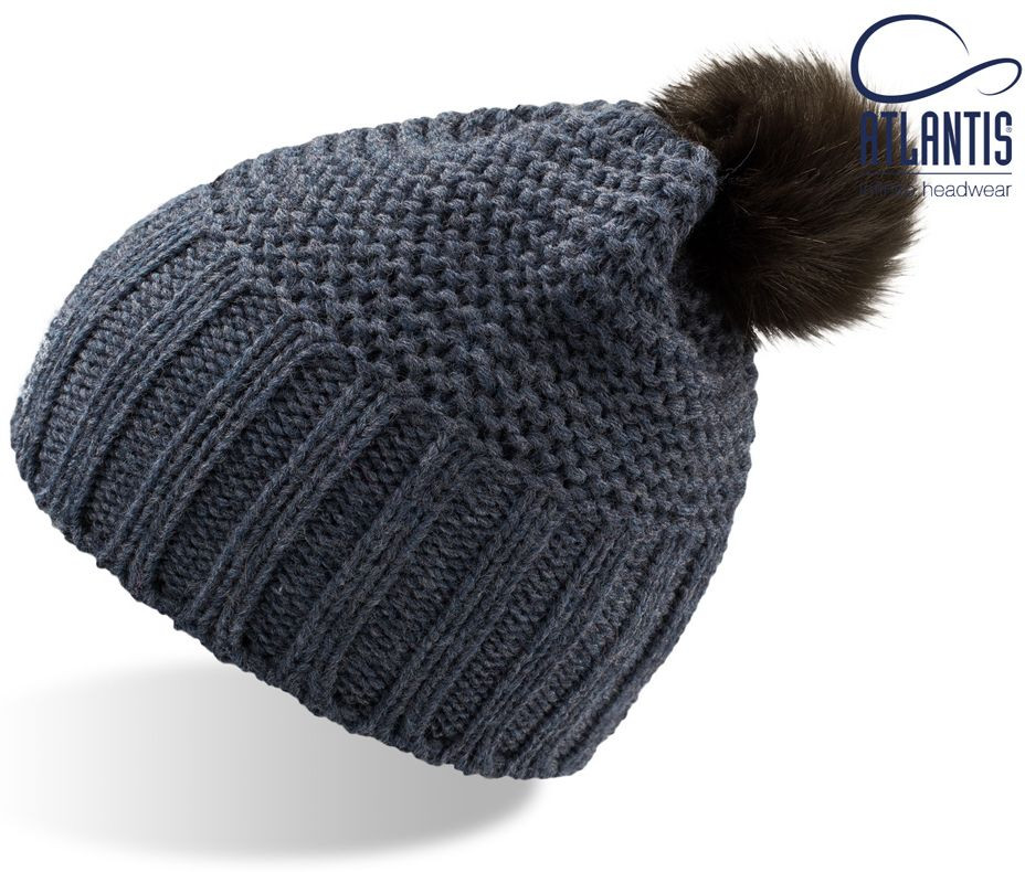 Bonnet pompon Monte Bianco Atlantis Headwear Bonnet pompon Monte Bianco Atlantis Headwear – vue 2