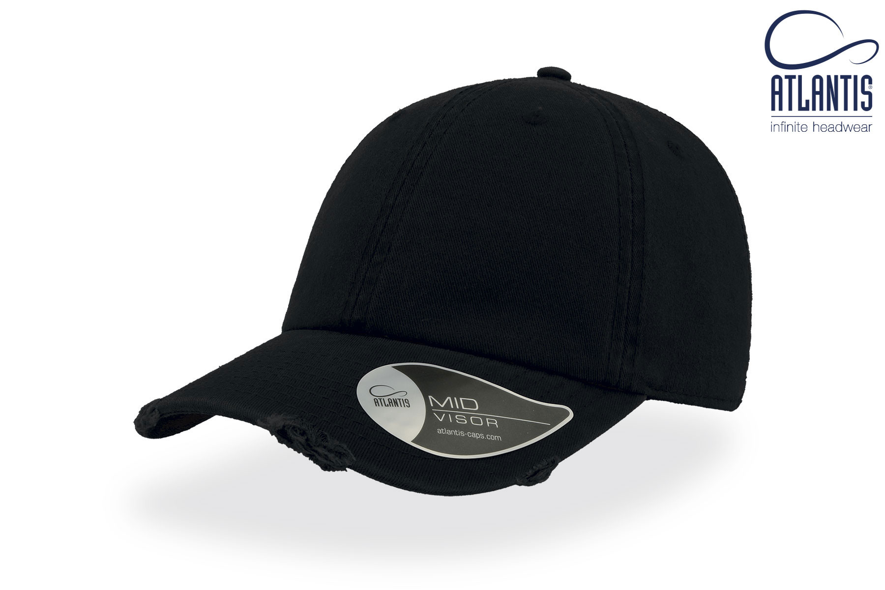 Casquette vieillie Atlantis Headwear Dad Hat Destroyed Casquette vieillie Atlantis Headwear Dad Hat Destroyed – vue 2