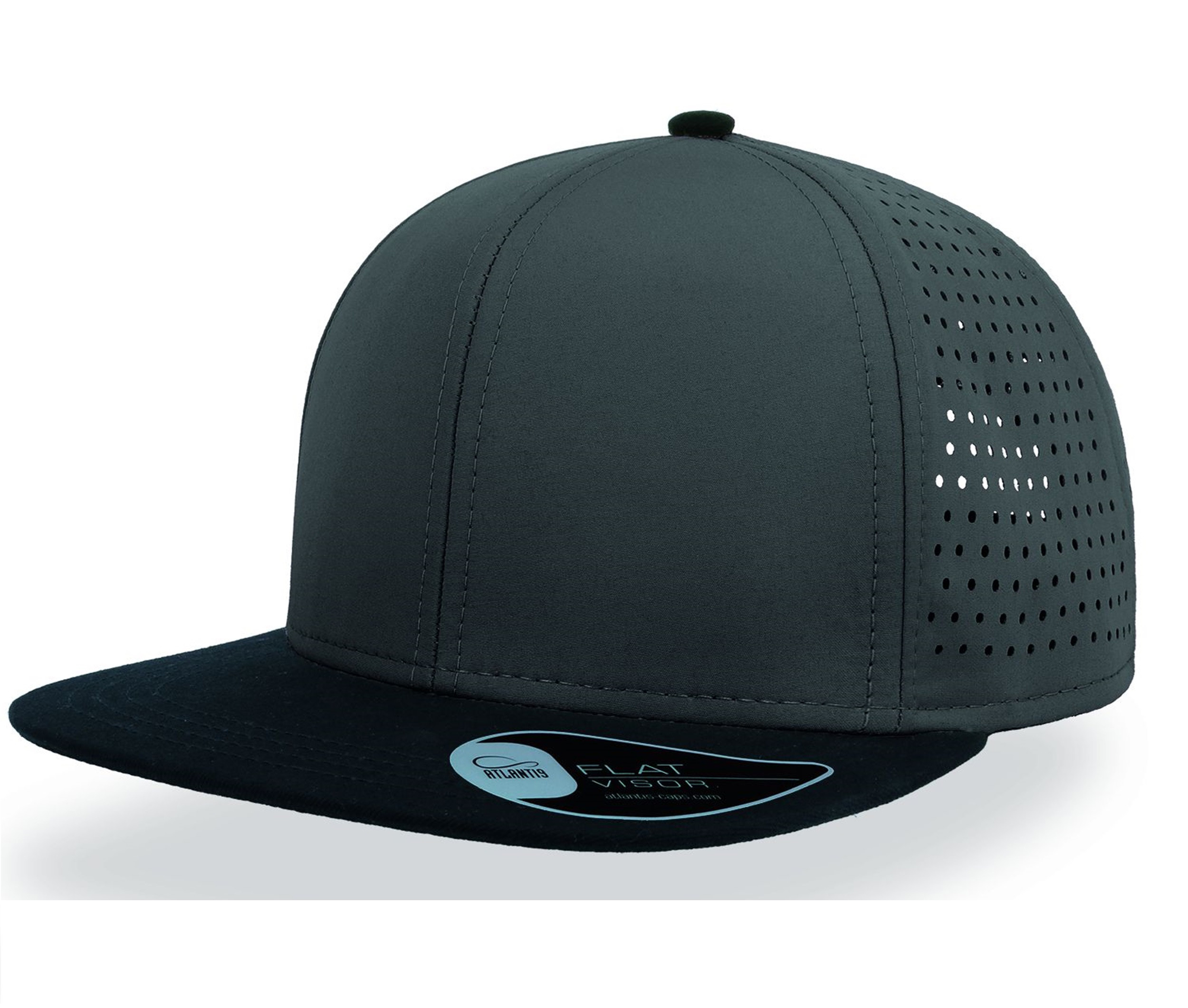 Casquette visière plate 6 pans Atlantis Headwear Bank Casquette visière plate 6 pans Atlantis Headwear Bank – vue 2