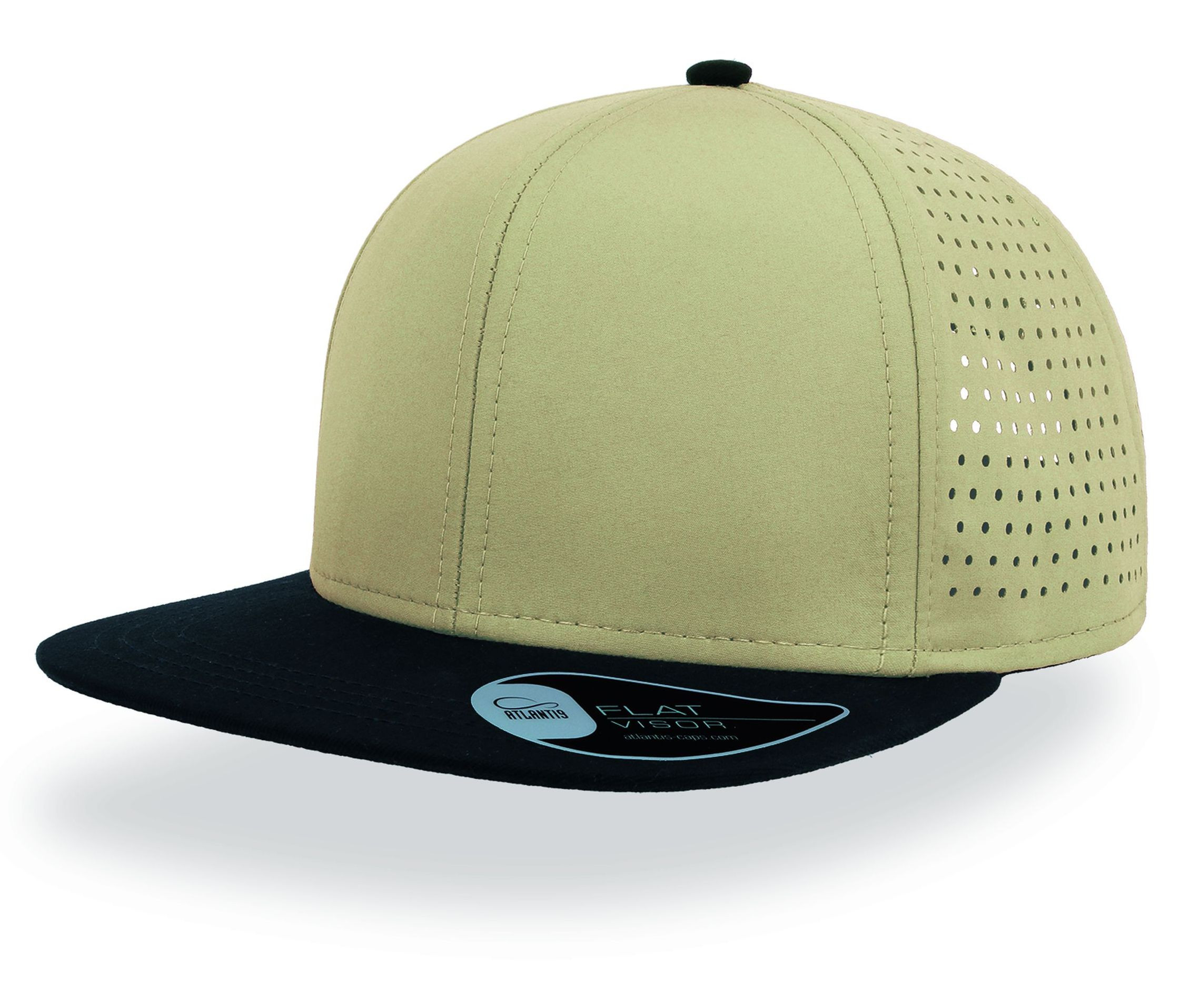 Casquette visière plate 6 pans Atlantis Headwear Bank Casquette visière plate 6 pans Atlantis Headwear Bank – vue 3