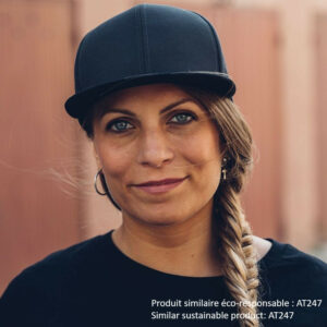 Casquette visière plate 6 pans Atlantis Headwear Bank