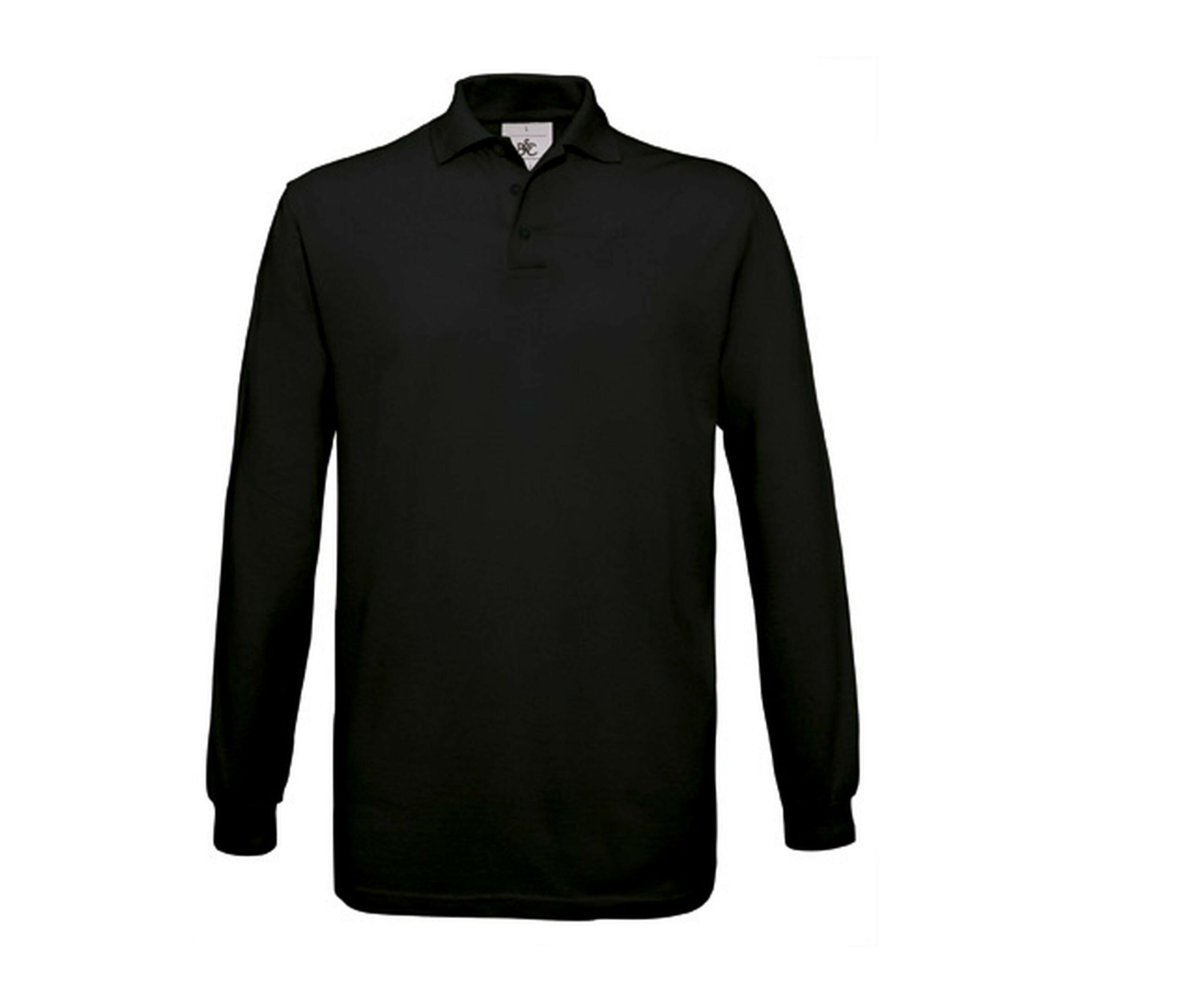 Polo coton 180 manches longues B&c Safran Lsl Polo coton 180 manches longues B&c Safran Lsl – vue 2