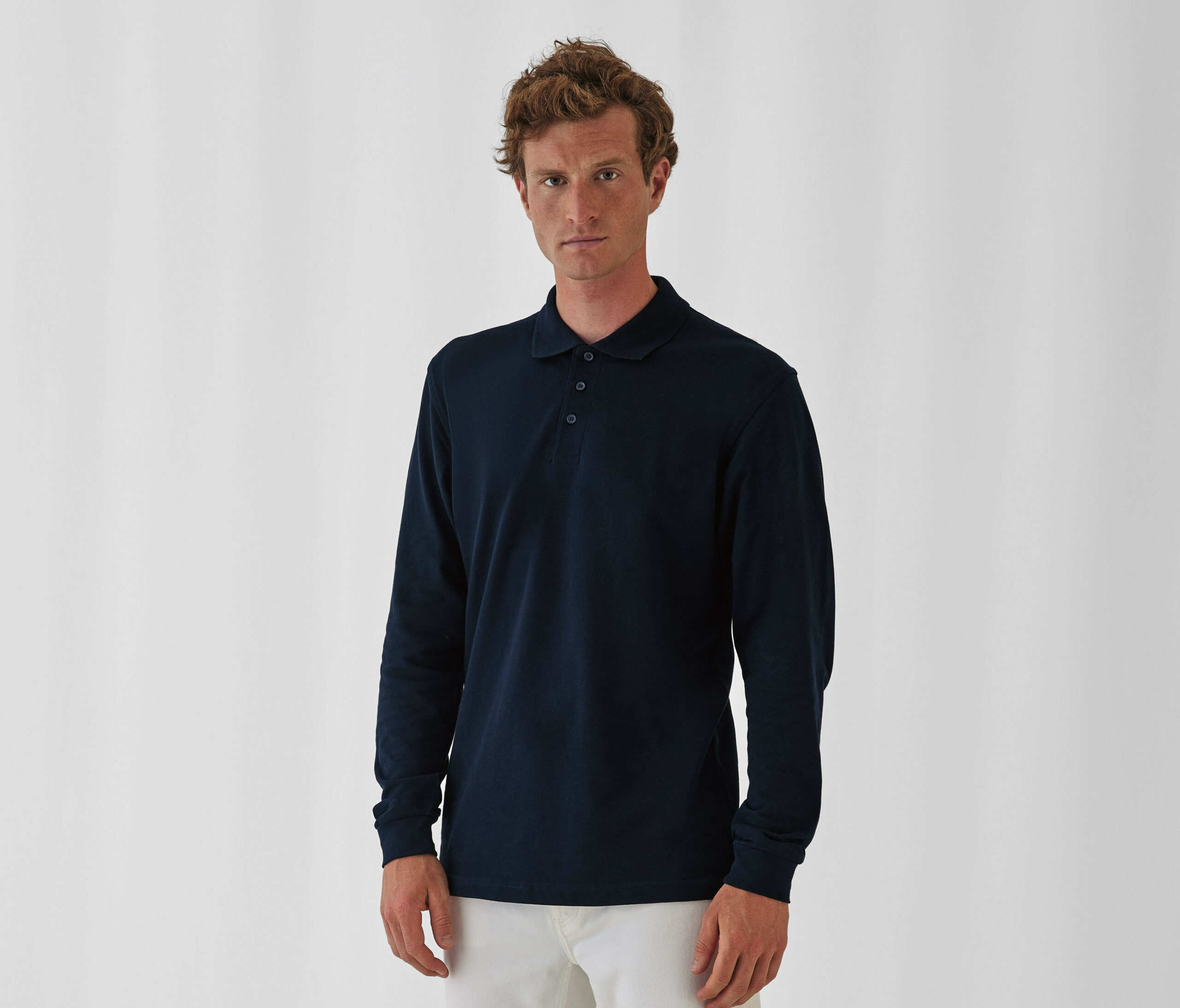 Polo coton 180 manches longues B&c Safran Lsl Polo coton 180 manches longues B&c Safran Lsl