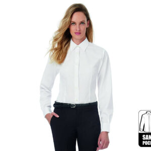 Chemise polycoton femme B&c Smart Long Sleeves Women