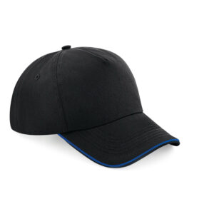 Casquette Authentic visière passepoilée Beechfield 5 Panel Cap – Piped Peak – vue 2