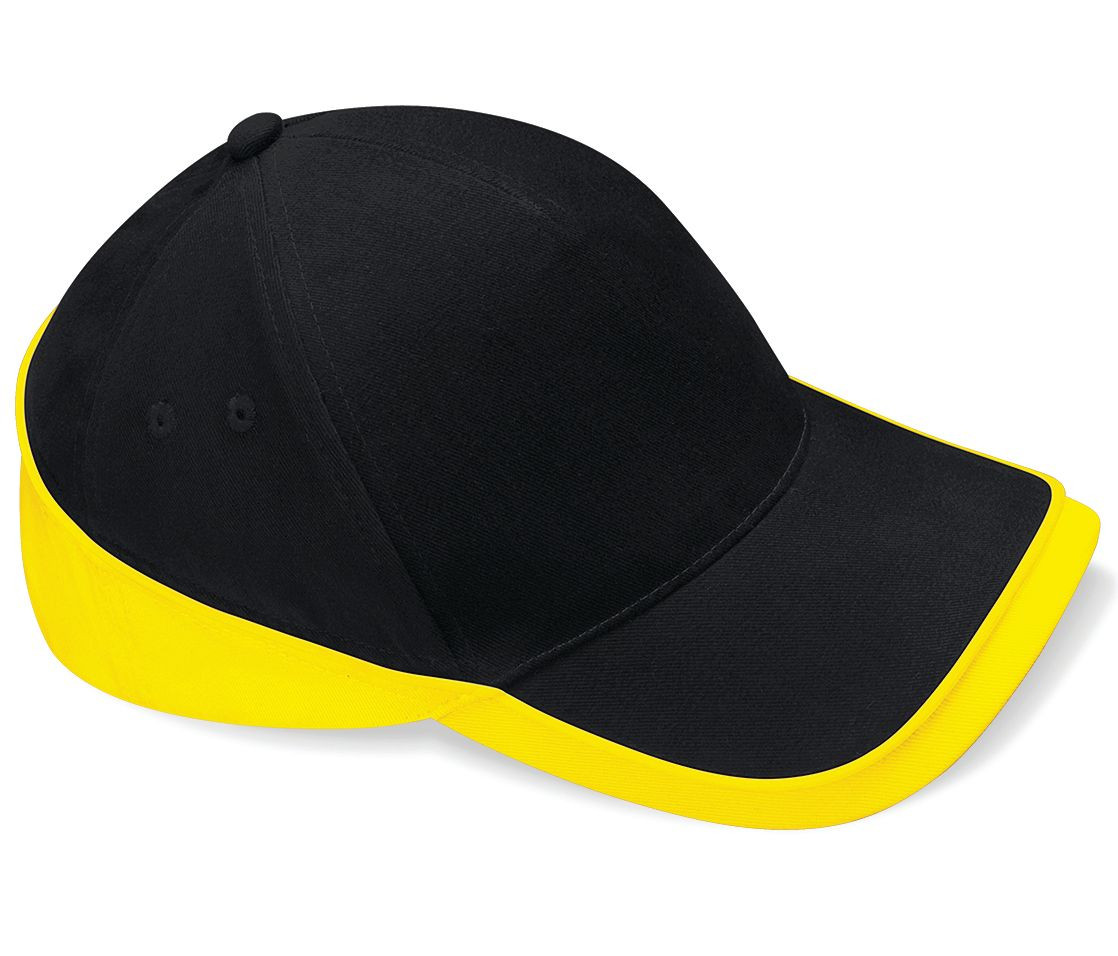 Casquette bicolore 5 pans Beechfield Teamwear Competition Cap Casquette bicolore 5 pans Beechfield Teamwear Competition Cap – vue 2