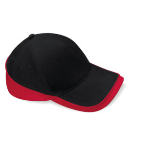 Casquette bicolore 5 pans Beechfield Teamwear Competition Cap – vue 3